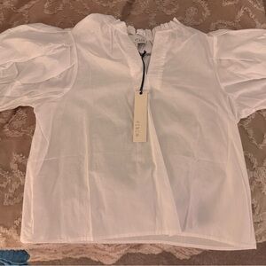 Pinch White Puff Sleeve Top